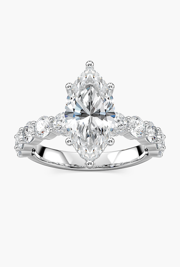 18K White Gold