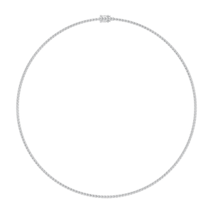 7 ctw Round Lab Grown Diamond Classic Tennis Necklace - 16 or 18 Inches
