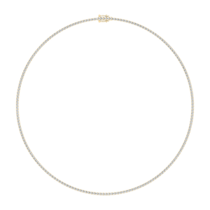 7 ctw Round Lab Grown Diamond Classic Tennis Necklace - 16 or 18 Inches