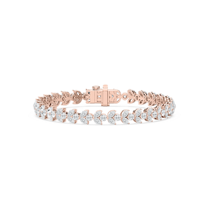 8 ⅓ ctw Marquise and Round Lab Grown Diamond Duo Tennis Bracelet - 7 Inches