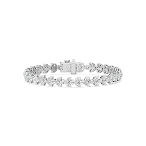 8 ⅓ ctw Marquise and Round Lab Grown Diamond Duo Tennis Bracelet - 7 Inches