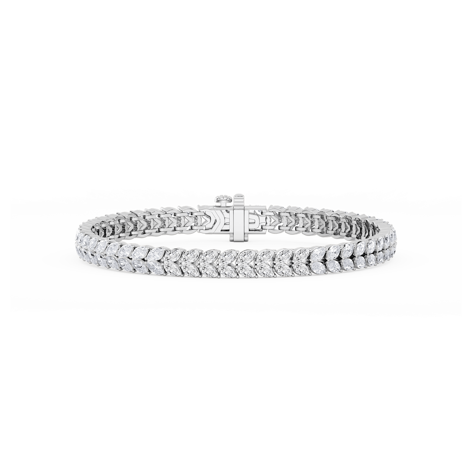 8 ⅓ ctw Marquise Lab Grown Diamond Tulip Bracelet  - 7 Inches