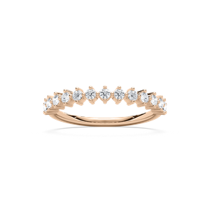 Astrid Wedding Band in Rose Gold
