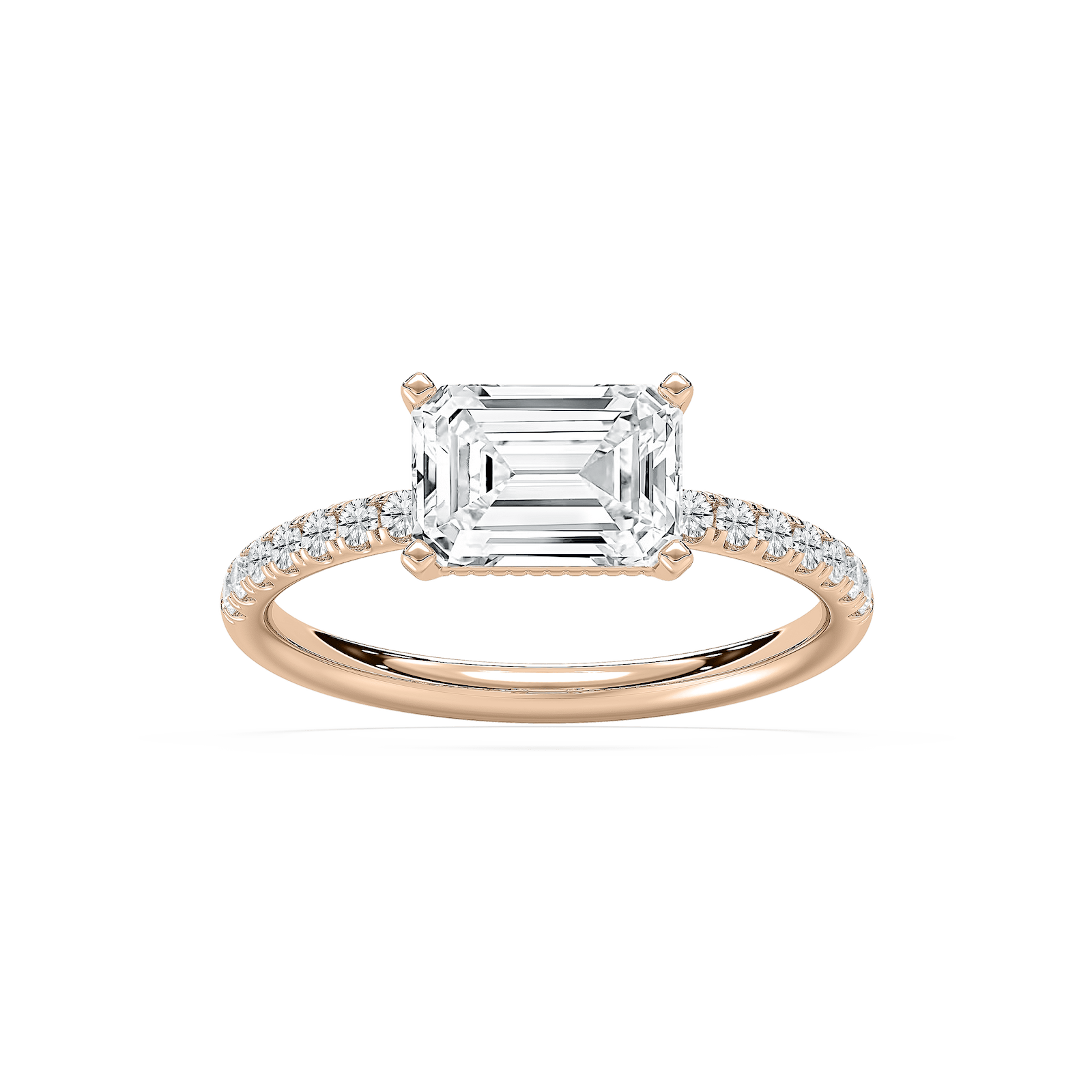 Chloe Engagement Ring in Rose Gold