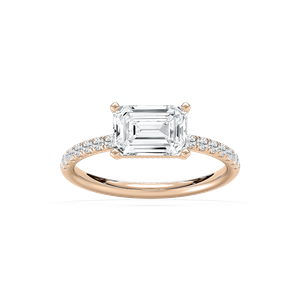 Chloe Engagement Ring in Rose Gold