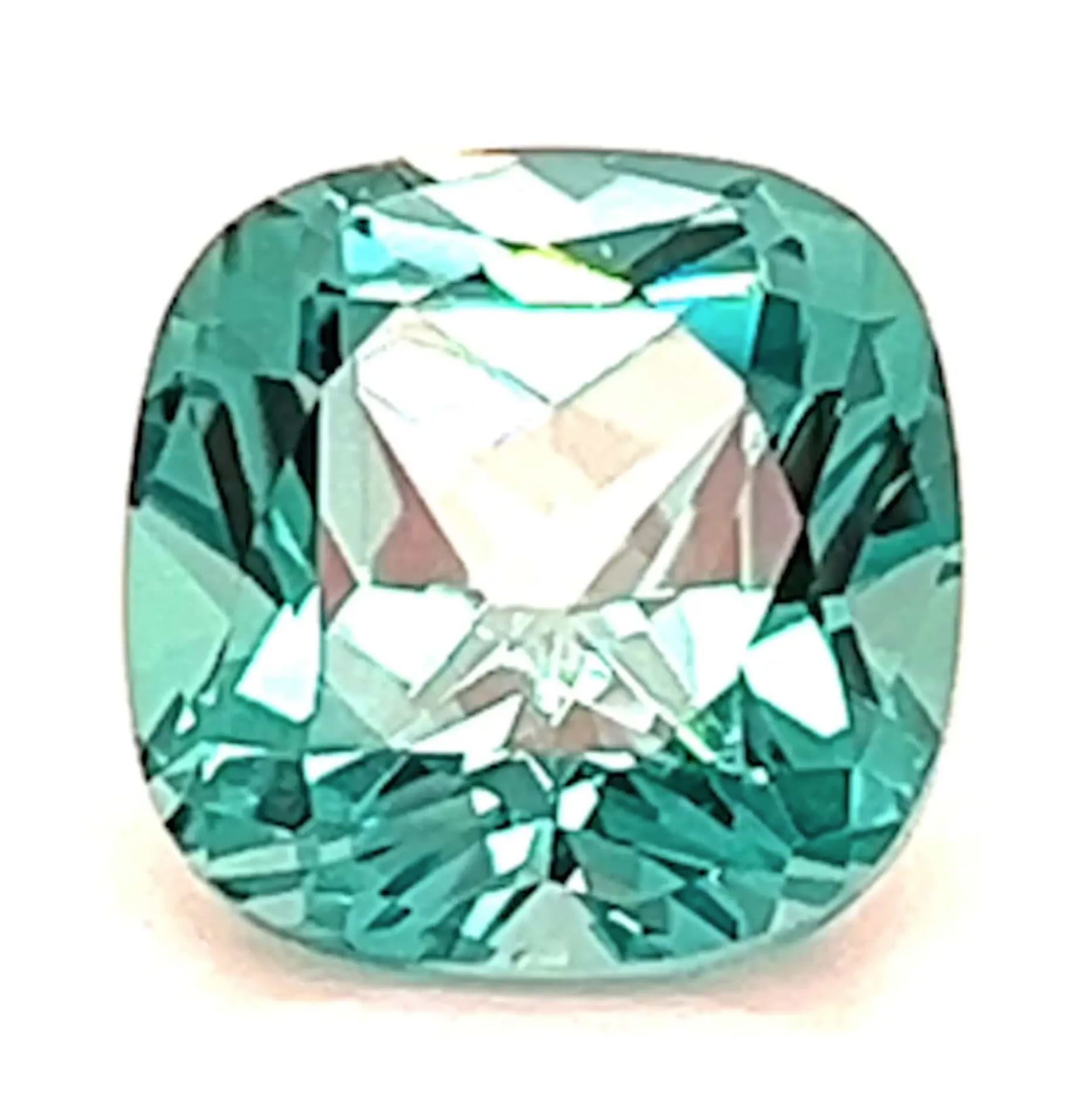 4.11 Carat Cushion Cut Lab-Created Chrysoberyl Peridot