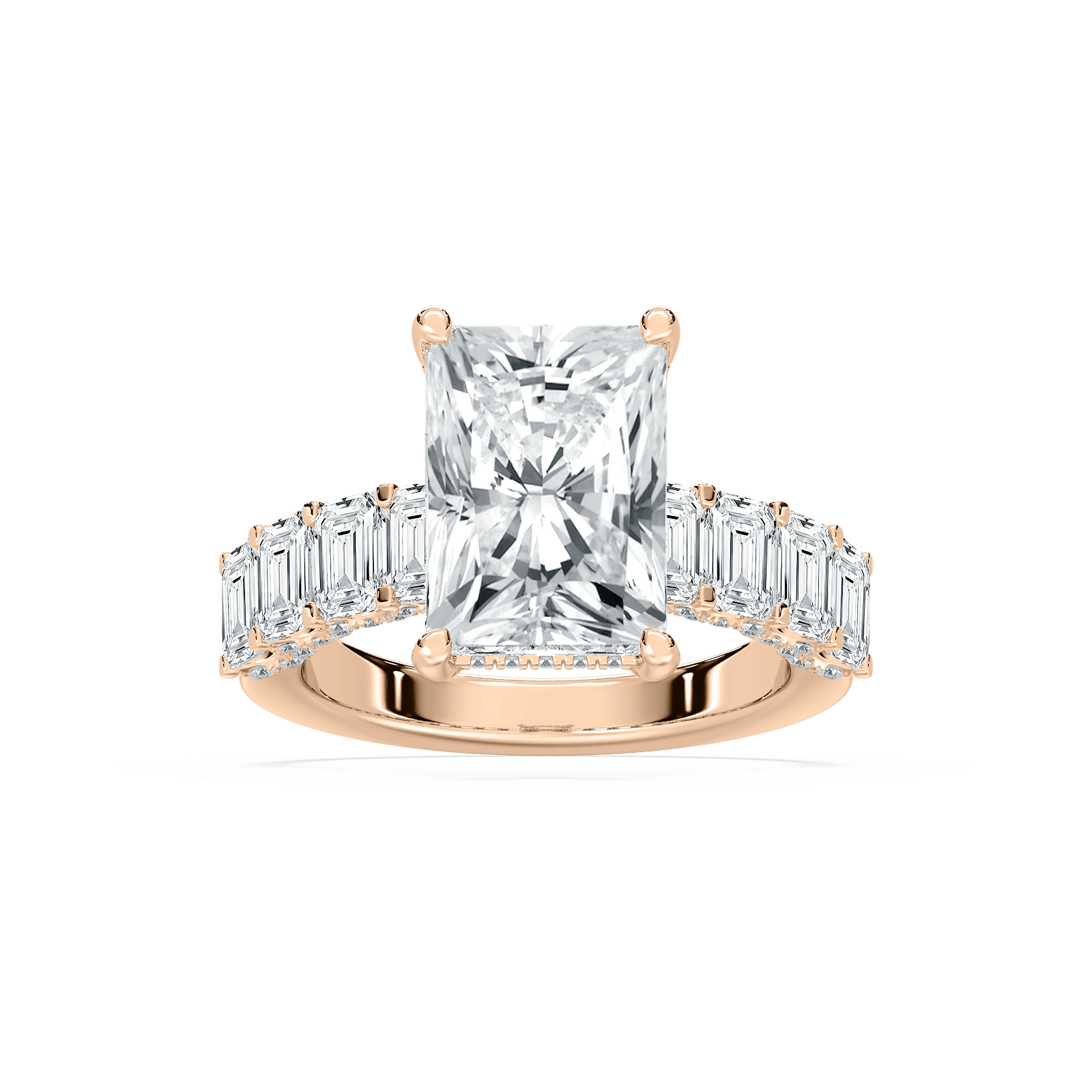 Claire Engagement Ring in Rose Gold