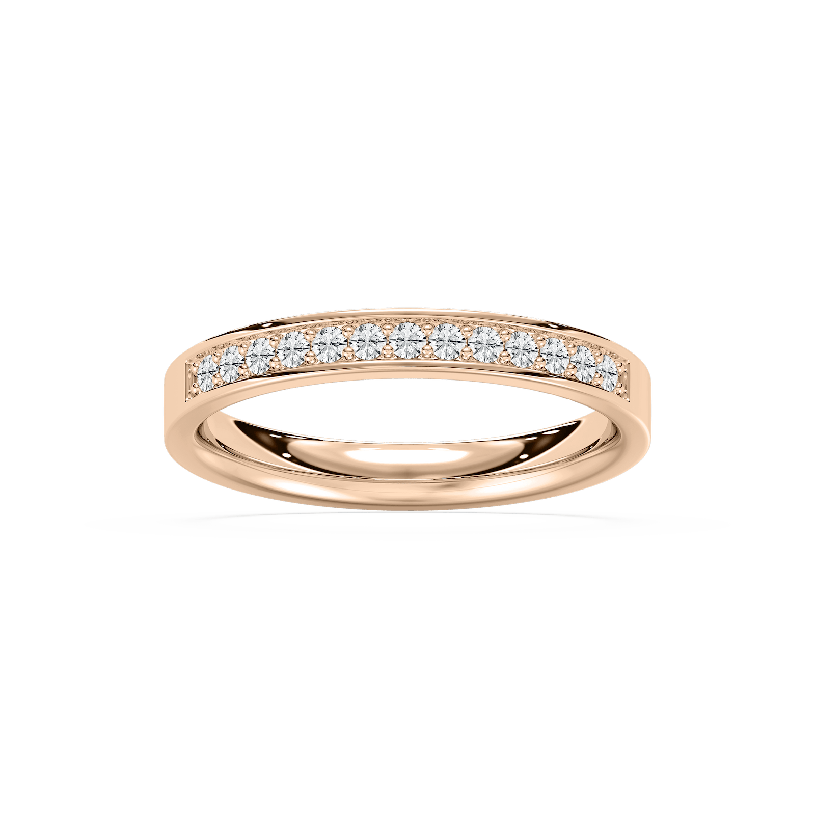 Danica Stackable Band in Rose Gold