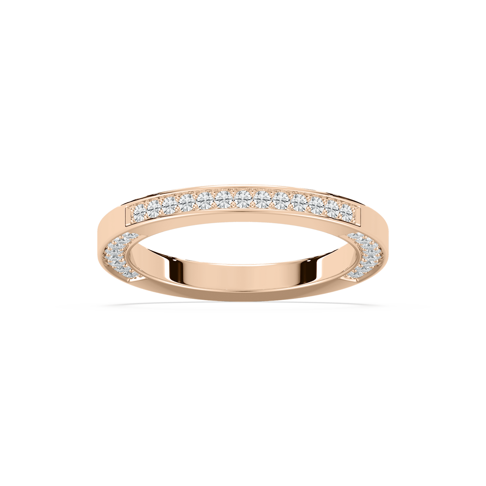 Emile Stackable Band in Rose Gold