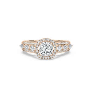 Fable Cushion Engagement Ring in Rose Gold
