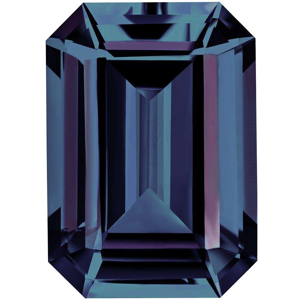 2.00 Carat Emerald Cut Lab-Created Alexandrite