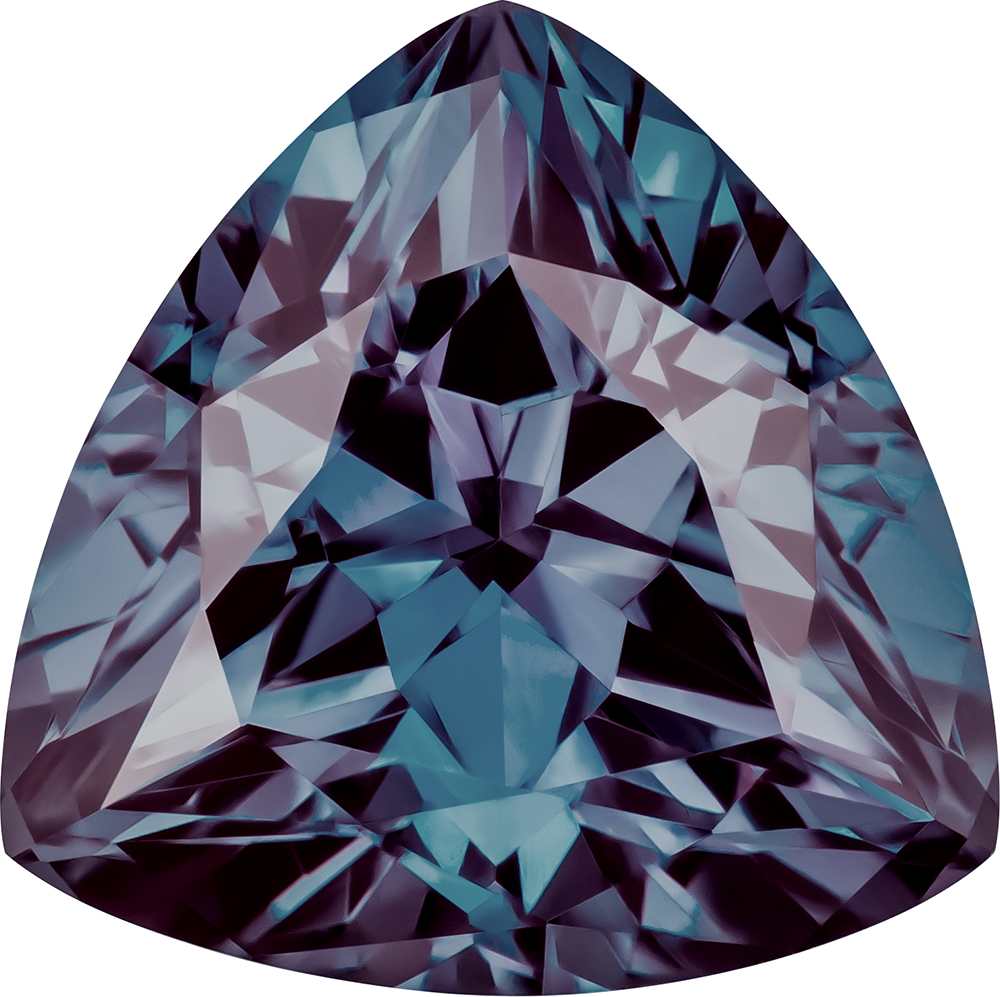 3.59 Carat Trilliant Cut Lab-Created Alexandrite