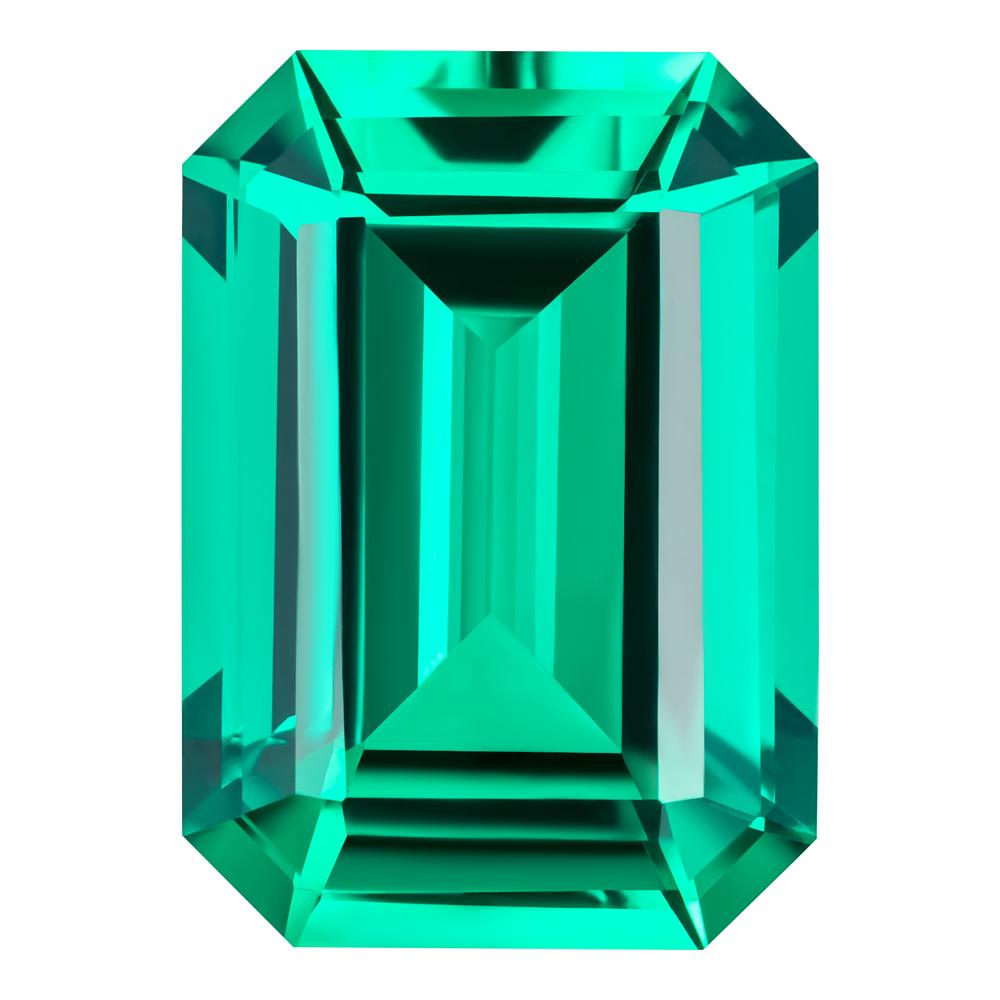3.10 Carat Emerald Cut Lab-Created Emerald