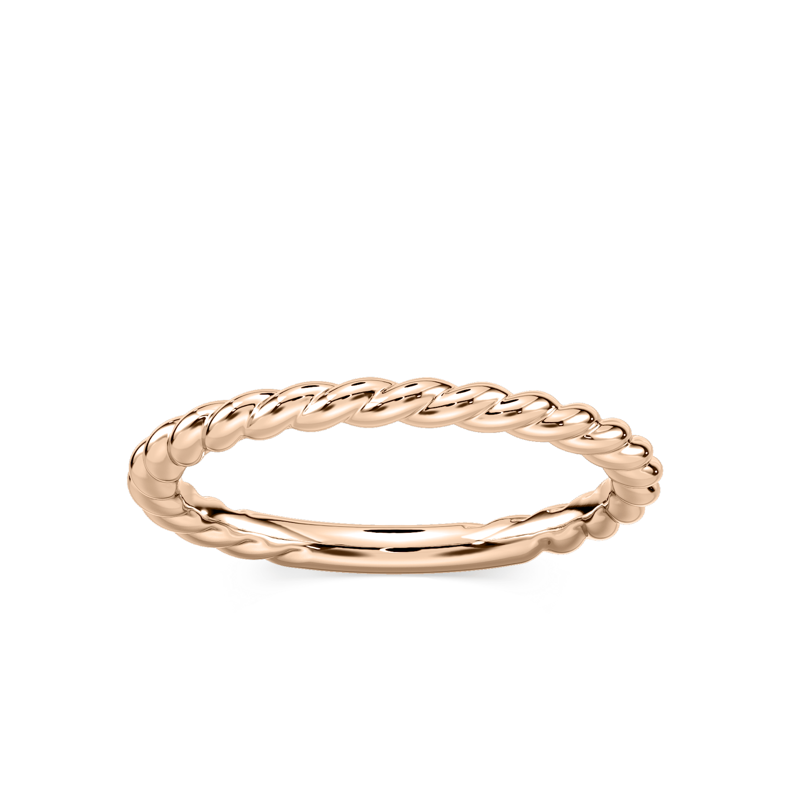 Cali 1.90mm Rope Plain Metal Band