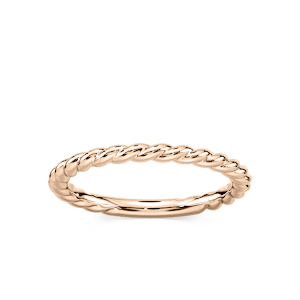 Cali 1.90mm Rope Plain Metal Band