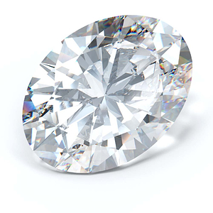 MD Fixed Oval Cut Center Stone 3.0ct - Lab Grown Diamond - E-VS1