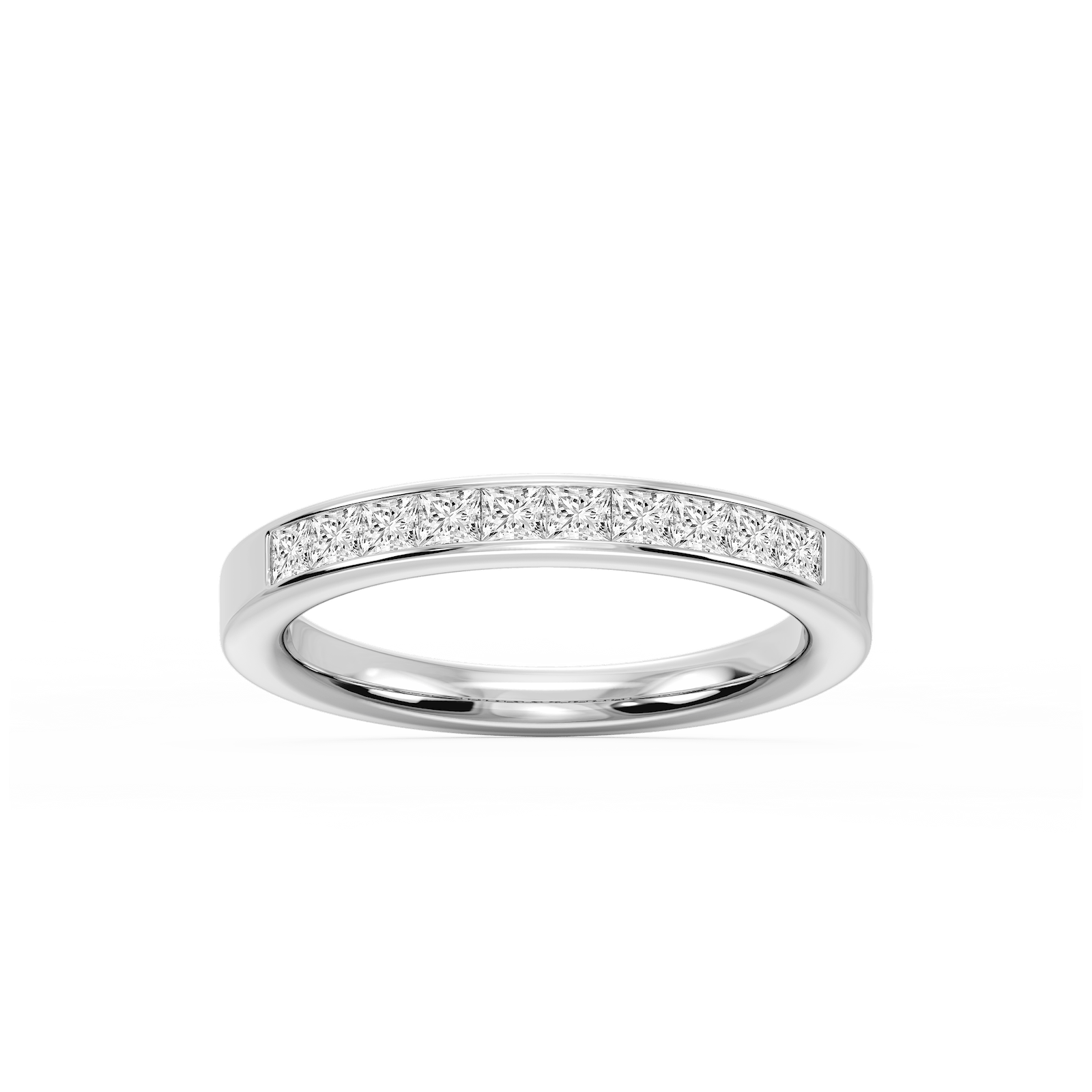 Bailey Princess Lab Grown Diamond Channel Set Channel Band