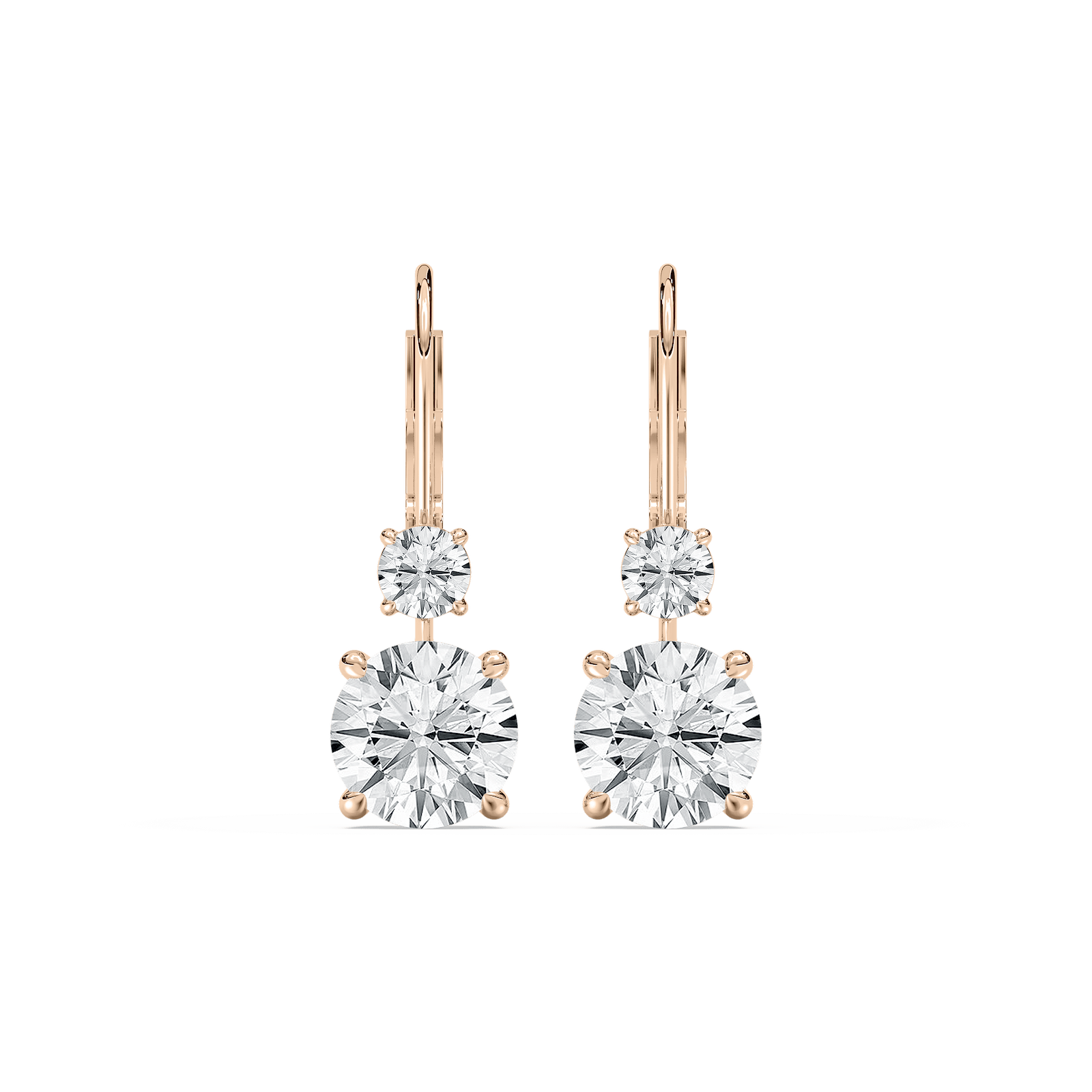 Perfect Bold Drop Earring in Rose Gold