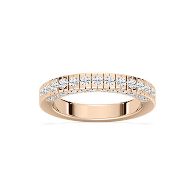 Romina Wedding Band in Rose Gold