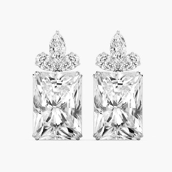 lab grown diamond signature earrings