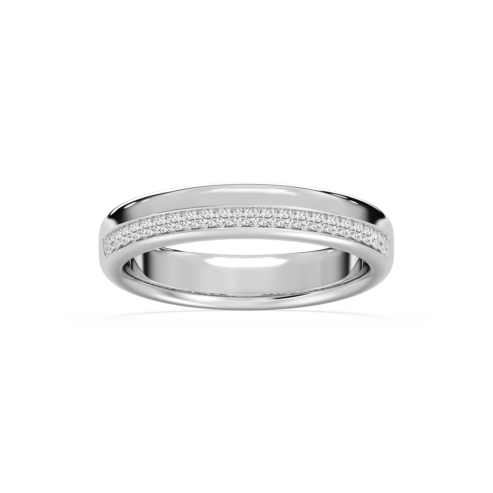 Adam Diamond Edge Band 4.8mm in Rose Gold