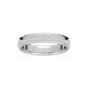 Adam 1/5 ctw Round Lab Grown Diamond 4.80mm Channel Wedding Band