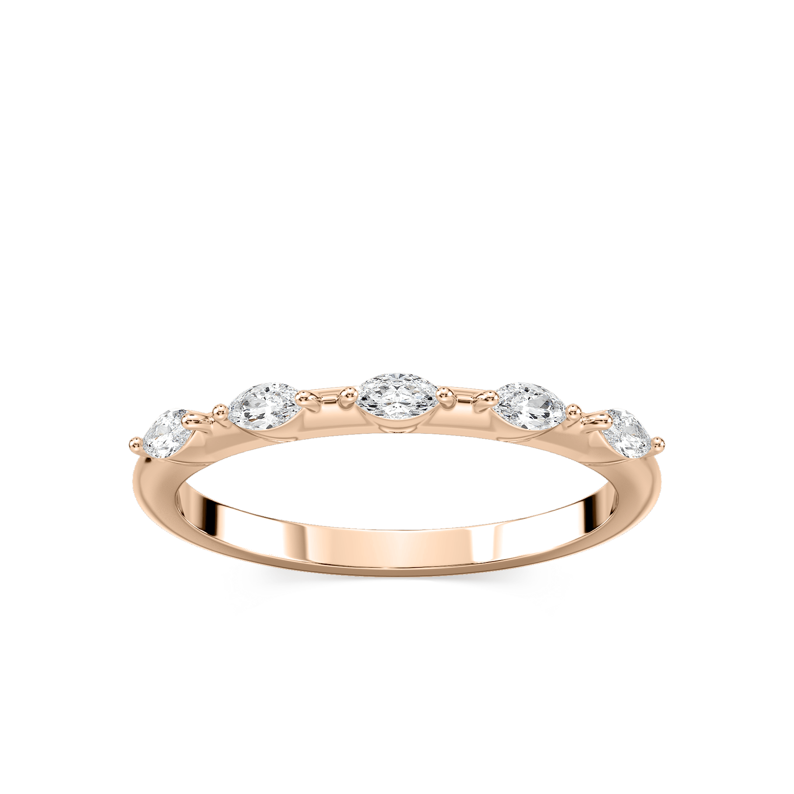 Amelie 1/5 ctw Marquise Lab Grown Diamond Station Anniversary Band
