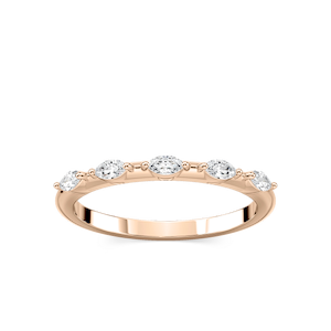 Amelie 1/5 ctw Marquise Lab Grown Diamond Station Anniversary Band