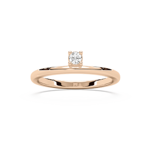 Gwynn 1/8 ctw Round Lab Grown Diamond Asymmetrical Stackable Band