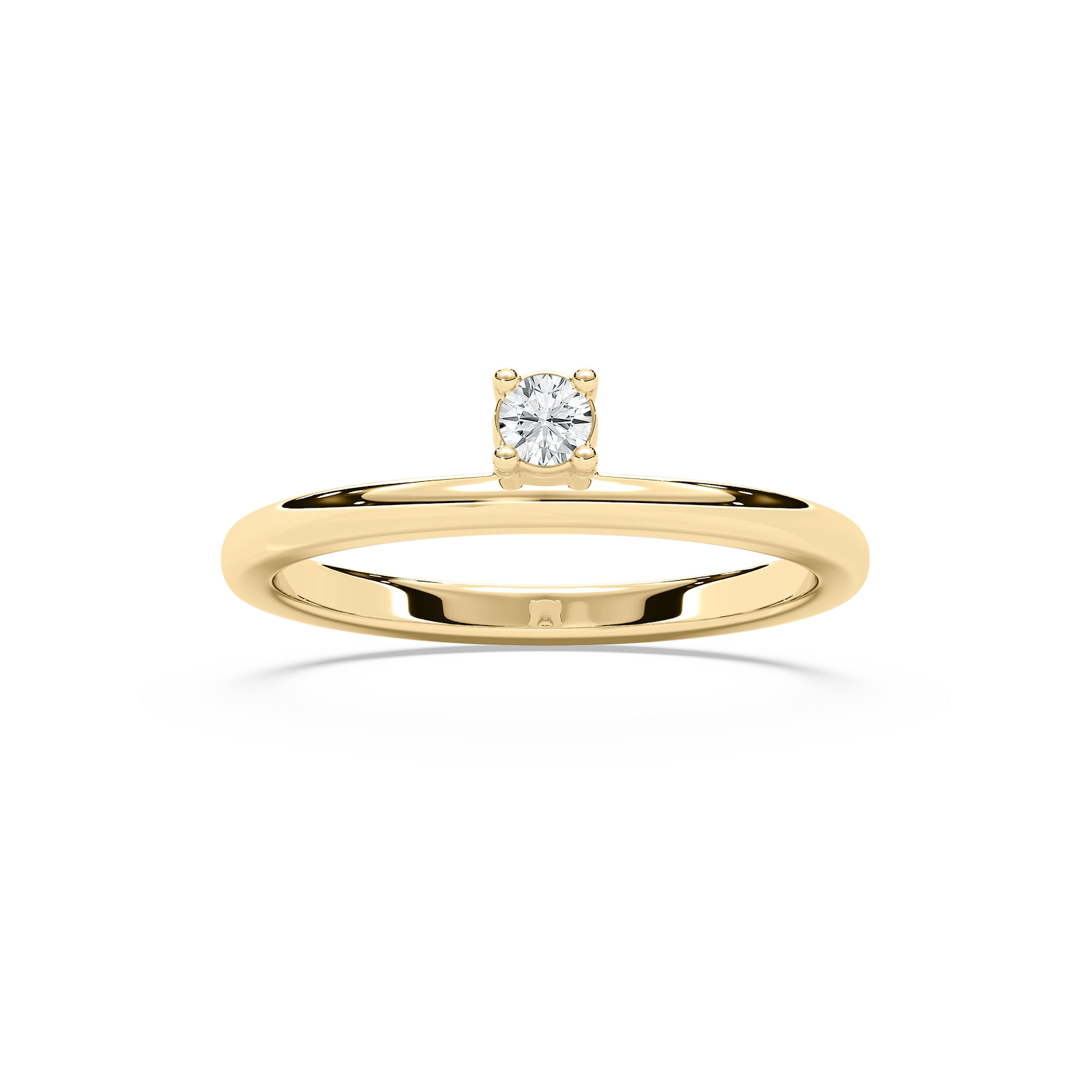 Gwynn 1/8 ctw Round Lab Grown Diamond Asymmetrical Stackable Band