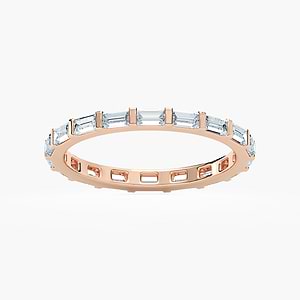 Irena 3/4 ctw Baguette Lab Grown Diamond Bar Set Eternity Band