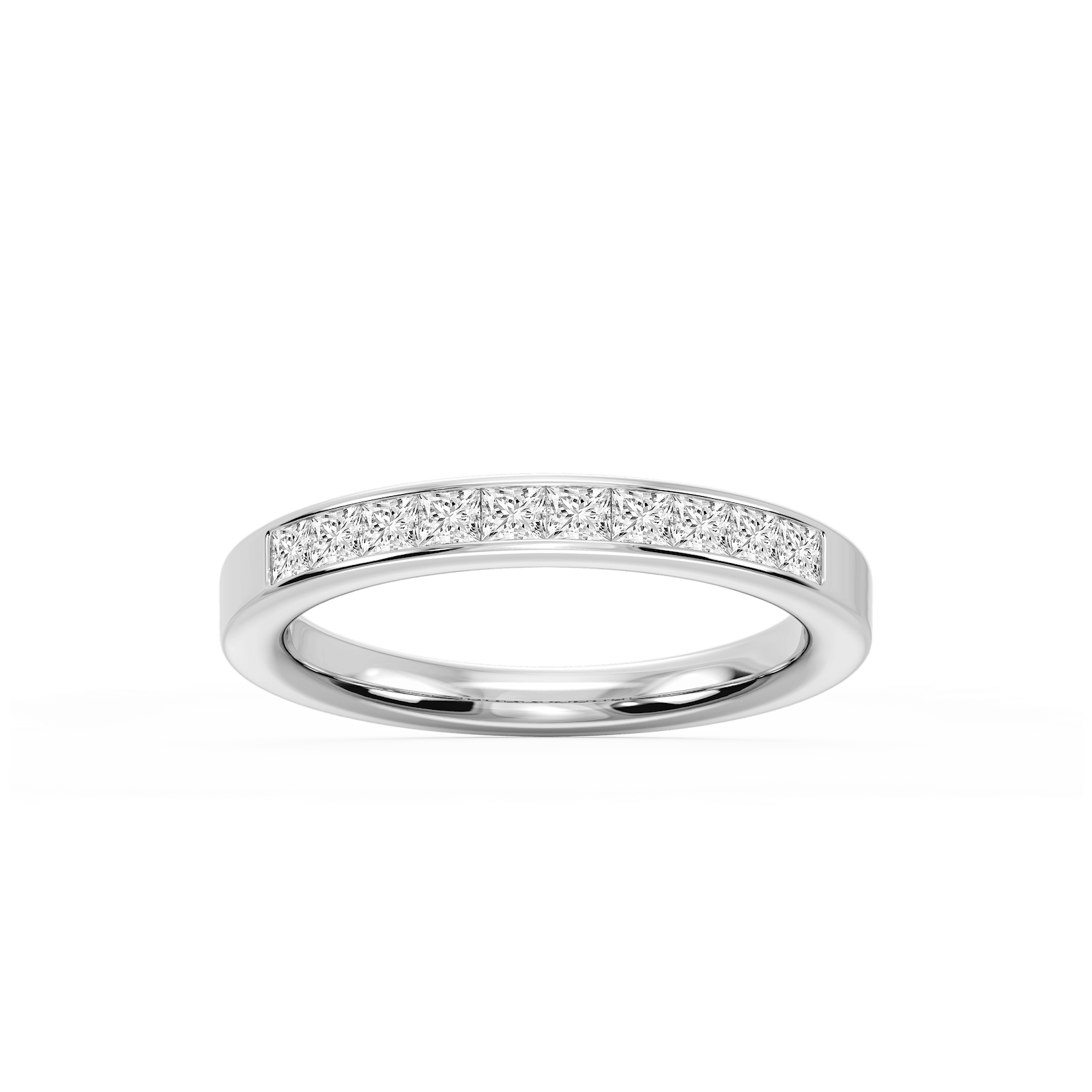 Bailey Princess Lab Grown Diamond Channel Set Channel Band