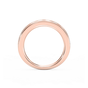 Bailey Round Lab Grown Diamond Channel Set Anniversary Band