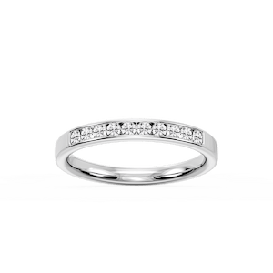 Bailey Round Lab Grown Diamond Channel Set Channel Band