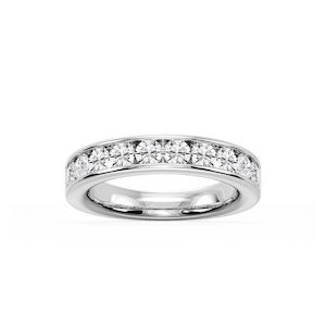 Bailey Round Lab Grown Diamond Channel Set Channel Band