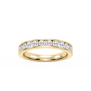Bailey Round Lab Grown Diamond Channel Set Channel Band
