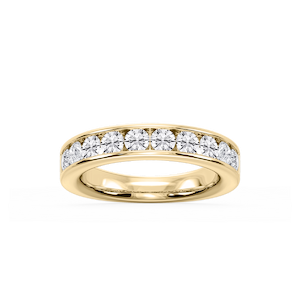 Bailey Round Lab Grown Diamond Channel Set Channel Band