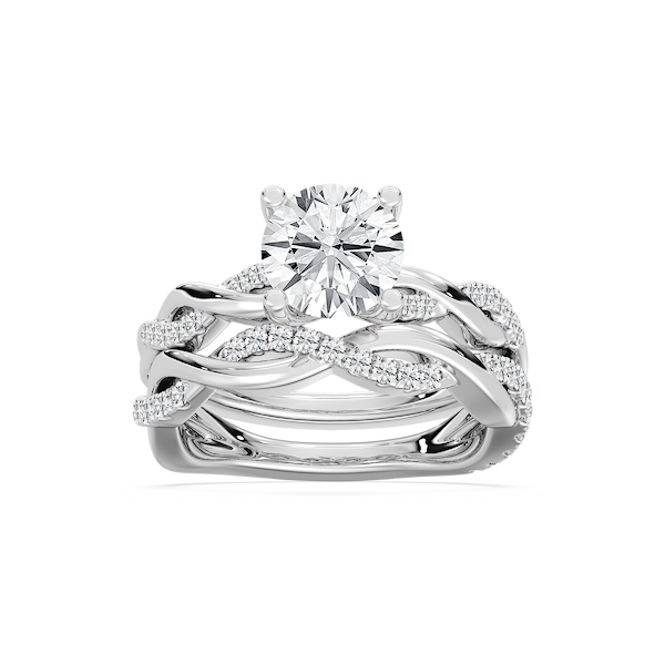 Harlee Lab Grown Diamond Twist Wedding Set