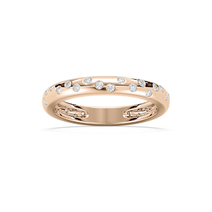 Beverly 1/3 ctw Round Lab Grown Diamond Scattered Eternity Band