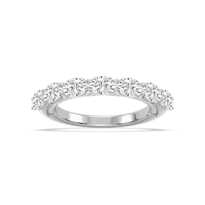 Bonnie 2 ctw Oval Lab Grown Diamond East West Anniversary Band  