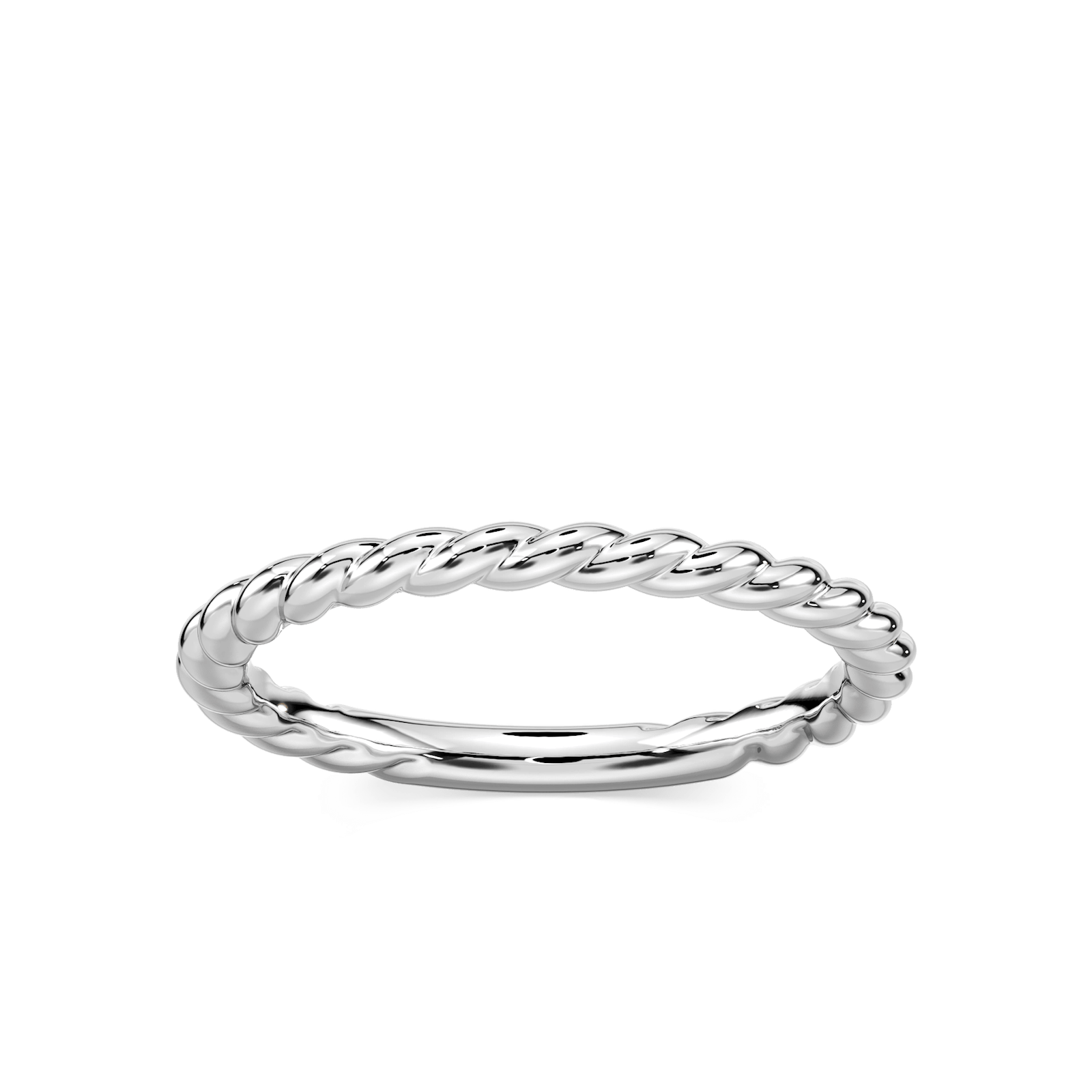 Cali 1.90mm Rope Plain Metal Band