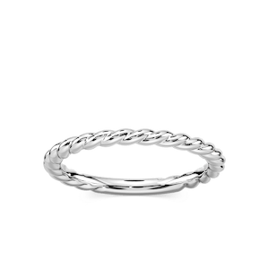 Cali 1.90mm Rope Plain Metal Band