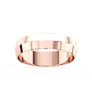 Callum Knife Edge Plain Metal Band