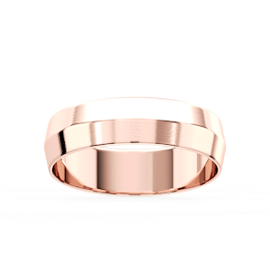 Callum Knife Edge Plain Metal Band