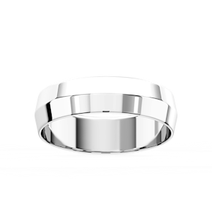Callum Knife Edge Plain Metal Band