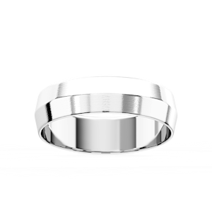 Callum Knife Edge Plain Metal Band