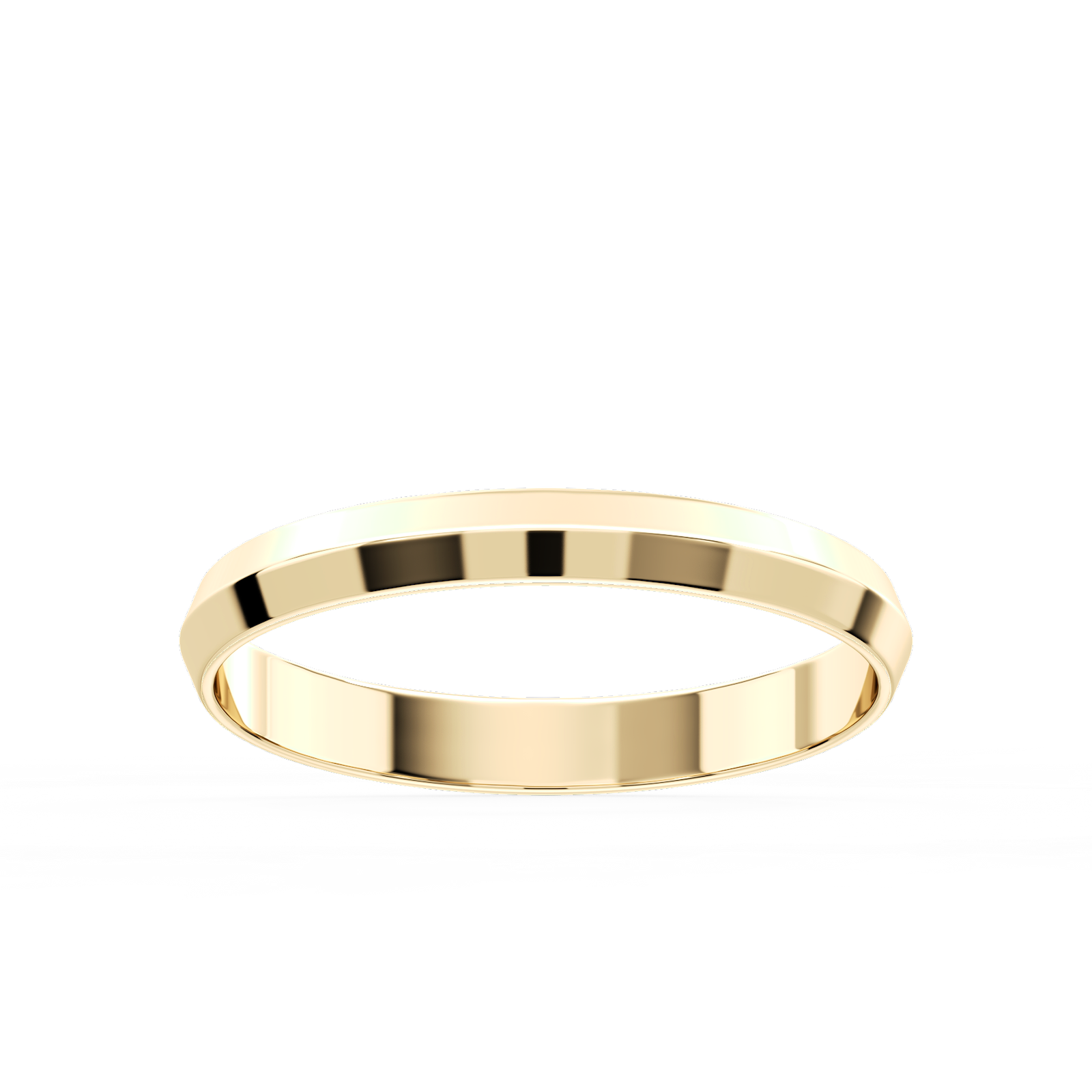 Callum Knife Edge Plain Metal Band