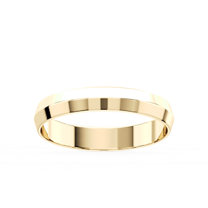 Callum Knife Edge Plain Metal Band