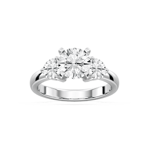 Carmella Lab Grown Diamond Three Stone Engagement Ring