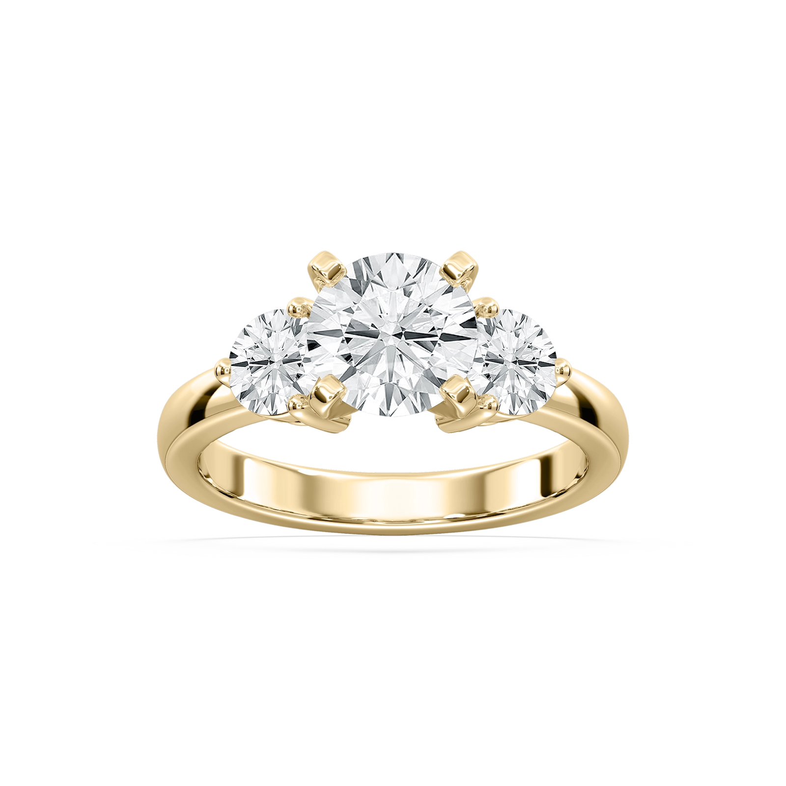 Carmella Lab Grown Diamond Three Stone Engagement Ring